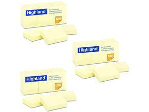 Highland 6539YW Self-Stick Notes, 1 1/2 x 2, Yellow, 100-Sheet (Pack of 36) Highland 6539YW Self-Stick Notes, 1 1/2 x 2, Yellow, 100-Sheet (Pack of 36)