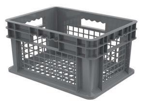 AKRO-MILS 37208GREY Gray Straight Wall Container 15 3/4 in x 11 3/4 in x 8 1/4 AKRO-MILS 37208GREY Gray Straight Wall Container 15 3/4 in x 11 3/4 in x 8 1/4