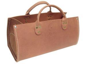 KLEIN TOOLS 5115 Tool Tote, Extra Heavy Leather, 1 Pockets, Brown, 7" Height KLEIN TOOLS 5115 Tool Tote, Extra Heavy Leather, 1 Pockets, Brown, 7" Height