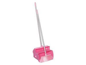 Remco Lobby Broom and Dust Pan, 49-1/2" Overall Length Pink   62501