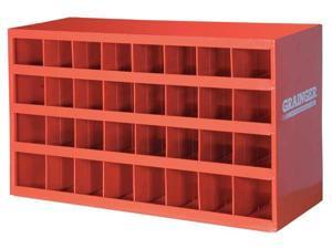 DURHAM MFG Drawer,6 to 18 Compartments,Red 099-17-S1158 Red 