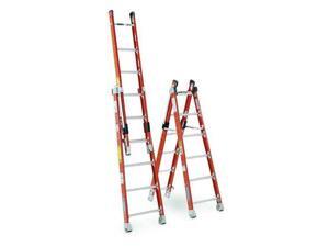 WERNER 7806 Combination Ladder, 6 ft. , IAA, Fiberglass WERNER 7806 Combination Ladder, 6 ft. , IAA, Fiberglass