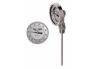 TEL-TRU AA575R-0667 Analog Dial Thermometer,Stem 6/" L