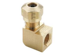 PARKER 270NTA-3-2 Female Elbow,Brass,1/8 in Pipe,0.96 in L PARKER 270NTA-3-2 Female Elbow,Brass,1/8 in Pipe,0.96 in L