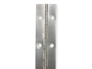 ZORO SELECT 1CAK9 5/8 in W x 72 in H Stainless steel Continuous Hinge