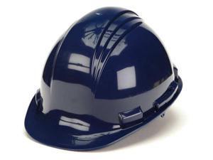 Navy Blue Safety Cap W/Rain Trough- & 4-Point N Navy Blue Safety Cap W/Rain Trough- & 4-Point N