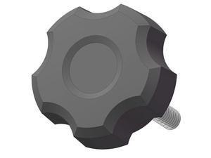 INNOVATIVE COMPONENTS GN4C1000F2---21 Fluted Knob with Screw, 1/4-20 Thread INNOVATIVE COMPONENTS GN4C1000F2---21 Fluted Knob with Screw, 1/4-20 Thread