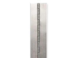 ZORO SELECT 2ZEY2 2 in W x 72 in H Steel Continuous Hinge
