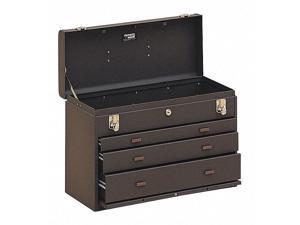 KENNEDY 620B 20-1/8"W Top Chest 3 Drawers, Brown, 8-1/2"D x 13-5/8"H KENNEDY 620B 20-1/8"W Top Chest 3 Drawers, Brown, 8-1/2"D x 13-5/8"H