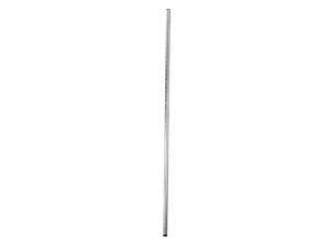 ZORO SELECT 5GTD8 Shelf Post 74", Zinc, 2PK ZORO SELECT 5GTD8 Shelf Post 74", Zinc, 2PK