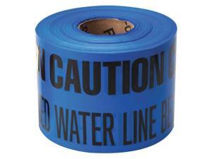 BRADY 91298 Underground Tape,Blue/Black,1000ft x 6In BRADY 91298 Underground Tape,Blue/Black,1000ft x 6In