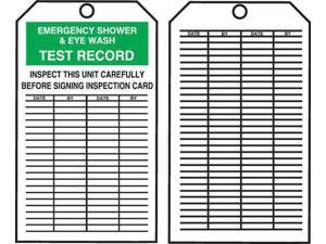 ACCUFORM TAR738 Tags By-The-Roll,Emerg Shower,6-1/4x3 in,Cardstock,250/RL ACCUFORM TAR738 Tags By-The-Roll,Emerg Shower,6-1/4x3 in,Cardstock,250/RL