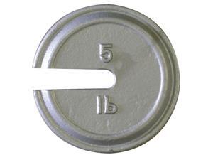 RICE LAKE WEIGHING SYSTEMS 12852 Calibration Weight,Cast Iron,5lb,Slotted RICE LAKE WEIGHING SYSTEMS 12852 Calibration Weight,Cast Iron,5lb,Slotted