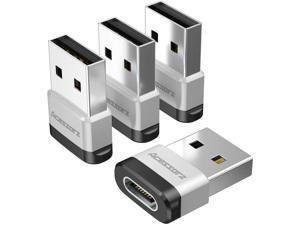 USB C to USB Male Adapter (4 Pack) Acessorz USB C Female (Type-C) to USB A Male (Type-A) Fast Charging Sync Connector OTG Adapter for Laptop/Wall Car Charger - Compatible with Magsafe Charger USB C to USB Male Adapter (4 Pack) Acessorz USB C Female (Type-C) to USB A Male (Type-A) Fast Charging Sync Connector OTG Adapter for Laptop/Wall Car Charger - Compatible with Magsafe Charger