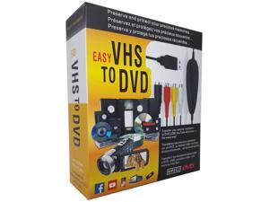 VHS to Digital Converter for Windows 10, USB2.0 Video Audio Capture Card Grabber Device, VHS to DVD Converter Support Windows 10/8/7/XP/VISTA/Convert Analog Video to Digital Format
