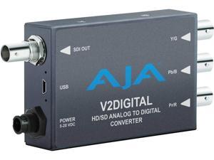 AJA V2Digital Component/Composite Analog to HD/SD-SDI Mini-Converter AJA V2Digital Component/Composite Analog to HD/SD-SDI Mini-Converter