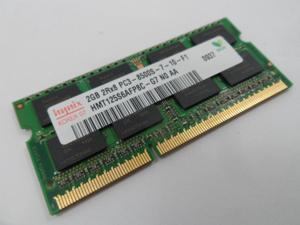 Hynix 2GB DDR3 Memory SO-DIMM 204pin PC3-8500S 1066MHz HMT125S6AFP8C-G7 Hynix 2GB DDR3 Memory SO-DIMM 204pin PC3-8500S 1066MHz HMT125S6AFP8C-G7