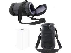 DURAGADGET Durable Black Protective Water-Resistant Carry Bag With Detachable Shoulder Strap - Compatible with Apple Airport Extreme | Airport Time Capsule External Hard Drive/Wireless Router DURAGADGET Durable Black Protective Water-Resistant Carry Bag With Detachable Shoulder Strap - Compatible with Apple Airport Extreme | Airport Time Capsule External Hard Drive/Wireless Router
