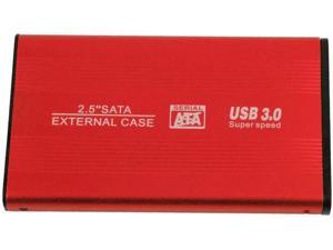 JMT 2.5 Inch USB3.0 SATA External Hard Drive Enclosure HDD Box SSD Housing Support for SATA 3Gbps/1.5Gbps HDD/SSD/Blu-ray/DVD/CD (Red) JMT 2.5 Inch USB3.0 SATA External Hard Drive Enclosure HDD Box SSD Housing Support for SATA 3Gbps/1.5Gbps HDD/SSD/Blu-ray/DVD/CD (Red)