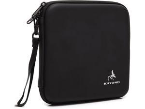 KAYOND Portable Hard Carrying Travel Storage Case for External USB, DVD, CD, Blu-ray Rewriter/Writer and Optical Drives (Black) KAYOND Portable Hard Carrying Travel Storage Case for External USB, DVD, CD, Blu-ray Rewriter/Writer and Optical Drives (Black)