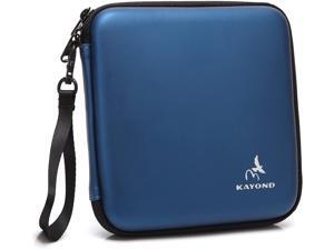 KAYOND Portable Hard Carrying Travel Storage Case for External USB, DVD, CD, Blu-ray Rewriter / Writer and Optical Drives (Blue) KAYOND Portable Hard Carrying Travel Storage Case for External USB, DVD, CD, Blu-ray Rewriter / Writer and Optical Drives (Blue)