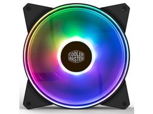 MasterFan MF140R ARGB (PWM) Addressable RGB with Hybrid-Design Fan Blade, Speed Profiles, Jam Protection, and Customizable Color Options by Cooler Master
