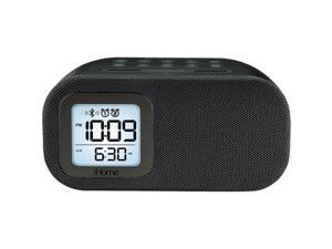 iHome Dual Alarm FM Clock Radio (w/ Bluetooth Speaker and USB Charging)