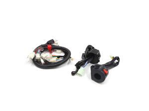 Motorcycle Handlebar Horn Turn Signal Light Control Switch Set for Suzuki GN125 w Wire Harness Motorcycle Handlebar Horn Turn Signal Light Control Switch Set for Suzuki GN125 w Wire Harness