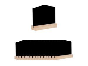 16pcs Mini Chalkboards Signs with Easel Stand Rectangle Design Double-side Chalkboard Tag for Weddings Birthday Party Message 16pcs Mini Chalkboards Signs with Easel Stand Rectangle Design Double-side Chalkboard Tag for Weddings Birthday Party Message