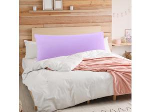 Soft Microfiber Body Pillow Cover W Zipper Closure Long Cases For Pillows 20/"X48