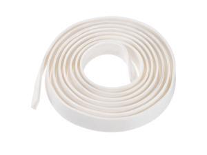 Edge Trim U Seal Extrusion, Silicone White U Channel Edge Protector Sheet Fits 1/8-13/64inch Edge 3Meters/9.84Ft Length Edge Trim U Seal Extrusion, Silicone White U Channel Edge Protector Sheet Fits 1/8-13/64inch Edge 3Meters/9.84Ft Length