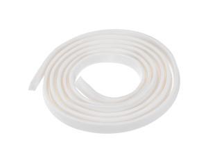 Edge Trim U Seal Extrusion, Silicone White U Channel Edge Protector Sheet Fits 0.5-2.5mm Edge 1M/3.28Ft Length Edge Trim U Seal Extrusion, Silicone White U Channel Edge Protector Sheet Fits 0.5-2.5mm Edge 1M/3.28Ft Length