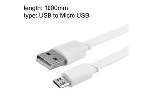 2pcs Micro USB Cable Charger USB to Micro-USB Cable 2A 1M Length White 2pcs Micro USB Cable Charger USB to Micro-USB Cable 2A 1M Length White