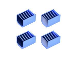 13x20x14.5mm Blue Aluminum Heatsink Thermal Adhesive Pad Cooler for Cooling 3D Printers 4Pcs