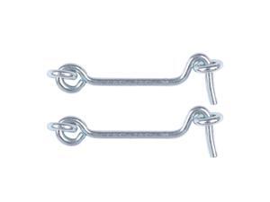 2.5 Inch Cabin Hook, Eye Latch Privacy Hooks Door Lock Plating Finish for Gate Shutters Window Slide Barn Shed Door 2 Pack 2.5 Inch Cabin Hook, Eye Latch Privacy Hooks Door Lock Plating Finish for Gate Shutters Window Slide Barn Shed Door 2 Pack