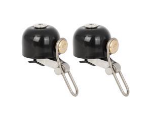 2pcs 30mm Bike Bell Classic Bicycle Loud Clear Sound Bell for 7/8 Inch Handlebar