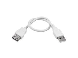 5pcs USB Extension Cable 30cm Length Type a Male to USB a Male White 5pcs USB Extension Cable 30cm Length Type a Male to USB a Male White