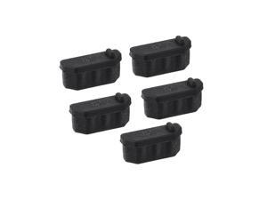 5Pcs HDMI Female Dust Cover Port Protectors Silicone Black for Ethernet Hub Port 5Pcs HDMI Female Dust Cover Port Protectors Silicone Black for Ethernet Hub Port
