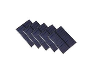 1.2W 5V Small Solar Panel Module DIY Polysilicon for Toys Charger 5Pcs