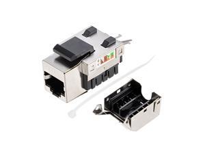 Network RJ45 Cat6 Keystone Jack Module 90 Degree Full Shielded RJ45 Socket 3Pcs Network RJ45 Cat6 Keystone Jack Module 90 Degree Full Shielded RJ45 Socket 3Pcs