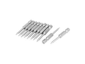 Unique Bargains 50mm Long H1.27 Hexagon Magnetic Insert Screwdriver Bits 10pcs Unique Bargains 50mm Long H1.27 Hexagon Magnetic Insert Screwdriver Bits 10pcs