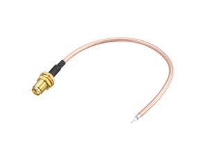 SMB-TKW Female Right Angle to SMA-KY Female 20cm 2pcs RF Coaxial Cable RG-316