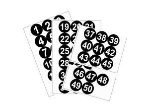 25mm VINYL SELF ADHESIVE  LETTERS AND NUMBERS LABEL CODE Signs DIY 1" 