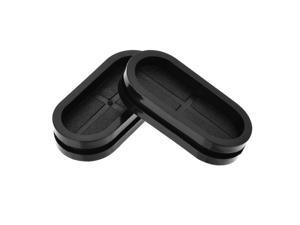 Rubber Grommet Oval Double-Sided Mount Size 40 x 25 mm for Wire Protection 4pcs