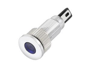 Unique Bargains J8-170P DC12V 8mm Thread Dia Metal Shell Flat Head Blue LED Indicator Light Unique Bargains J8-170P DC12V 8mm Thread Dia Metal Shell Flat Head Blue LED Indicator Light