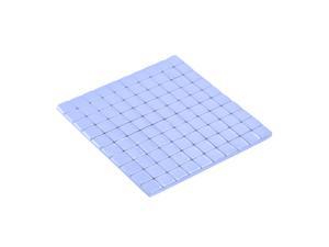 Soft Silicone Thermal Conductive Pads 10mmx10mmx2.5mm Heatsink for Cooling Components Blue Pack of 100