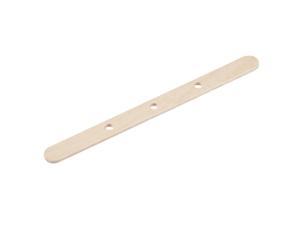 Wooden Candle Wick Holders, 114x9.5x2mm 3 Hole Stick Centering Devices Tools for Candle Making Pack of 100
