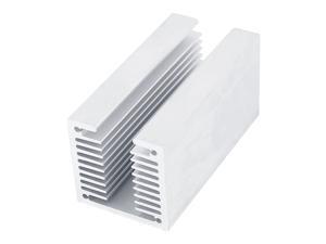 80mmx40mmx40mm U Shaped Aluminium Radiator Heatsink Silver Tone 80mmx40mmx40mm U Shaped Aluminium Radiator Heatsink Silver Tone
