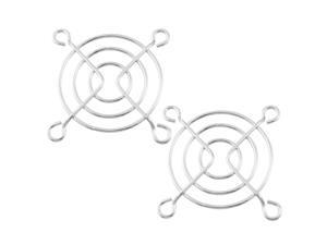 Unique Bargains 2 Pcs Axial Cooling 50mm CPU Fan Grill Metal Wire Guards