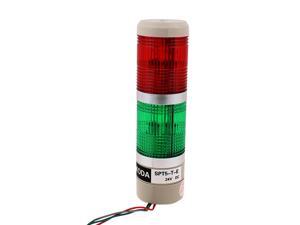 DC 24V Green Red Signal Tower Lamp Industrial Warning Stack Light SPT5-T-E DC 24V Green Red Signal Tower Lamp Industrial Warning Stack Light SPT5-T-E